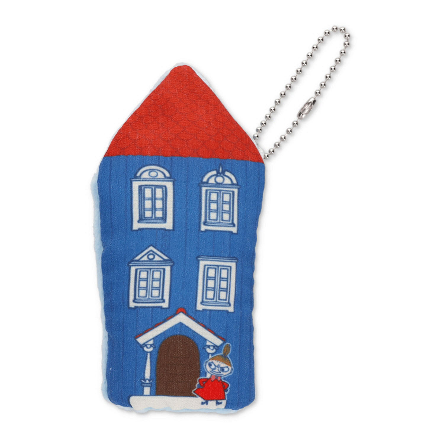 MOOMIN 肩掛けパッドマスコット ムーミンやしき（BL） - 画像1