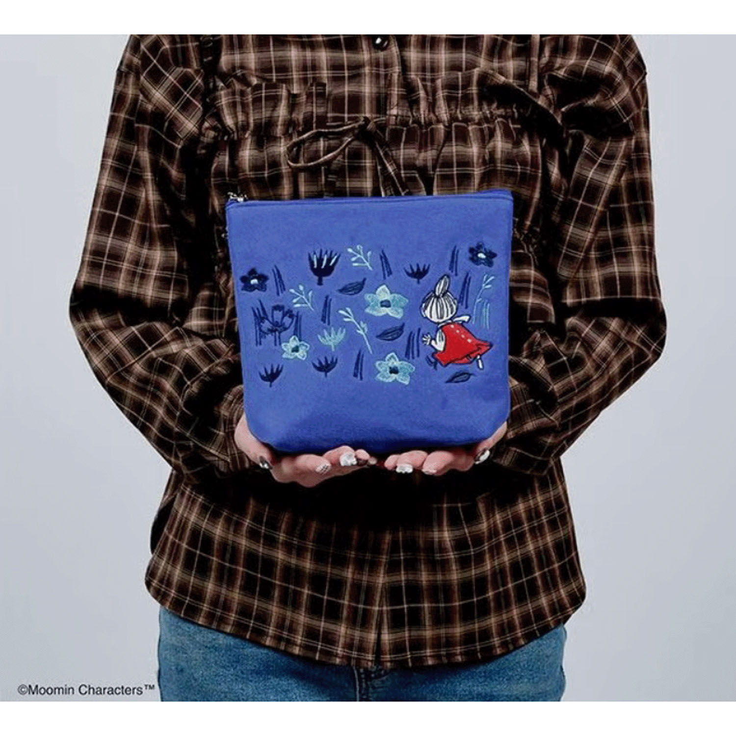 ムーミン ポーチ ネイビーガーデン - 画像4