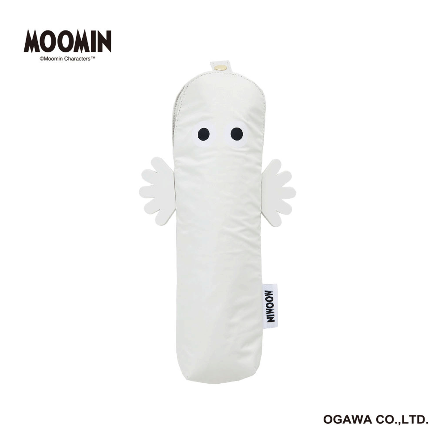 MOOMIN 晴雨兼用折り畳傘 ニョロニョロ／ホワイト - 画像3