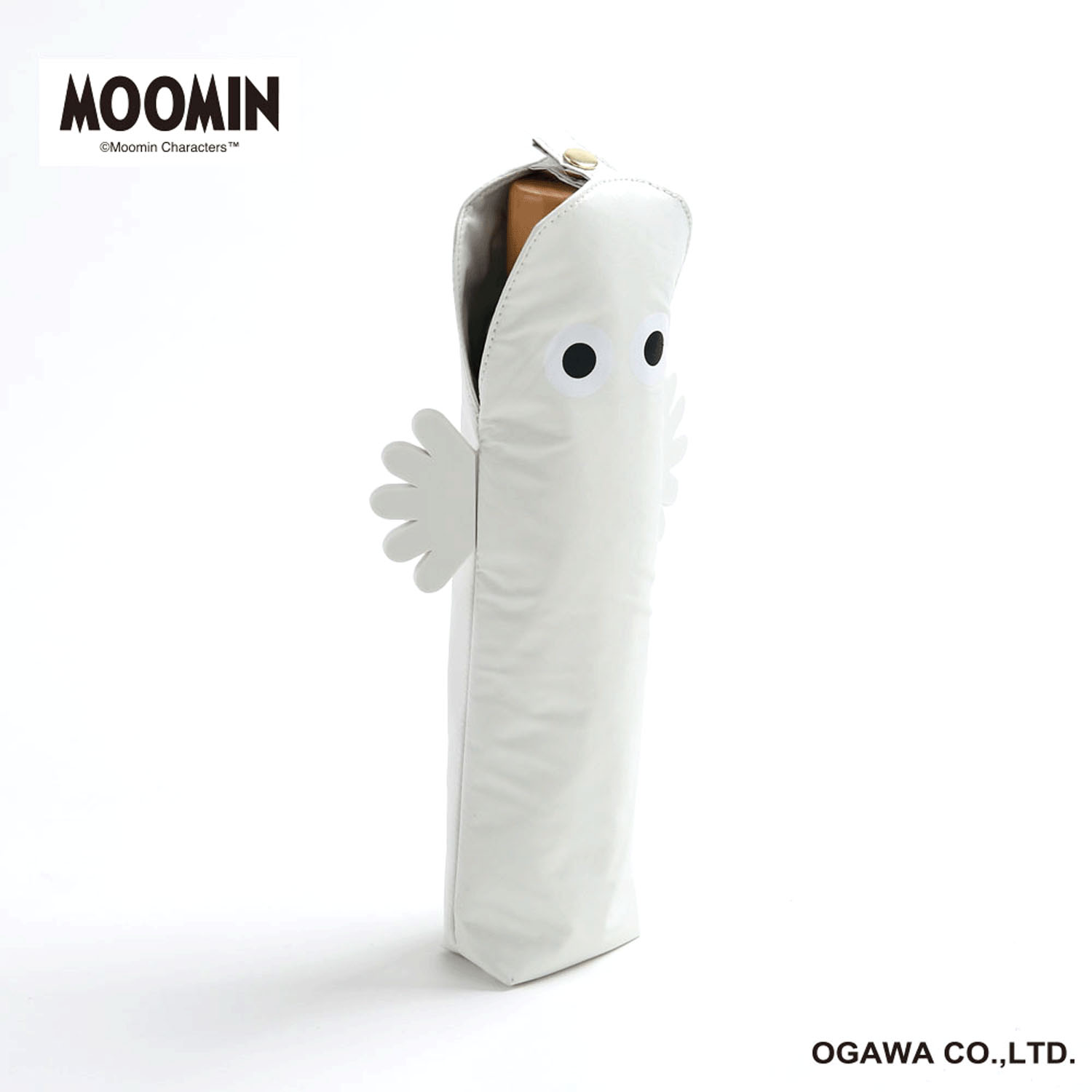 MOOMIN 晴雨兼用折り畳傘 ニョロニョロ／ホワイト - 画像4