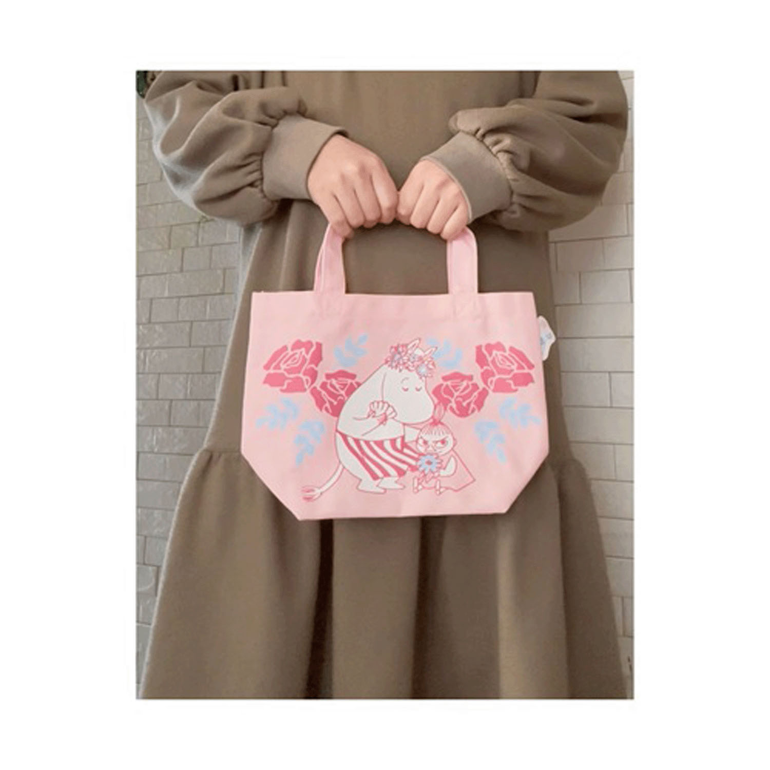 ムーミン Moominmamma’s Day カラーマチ付きバッグ フラワー - 画像5