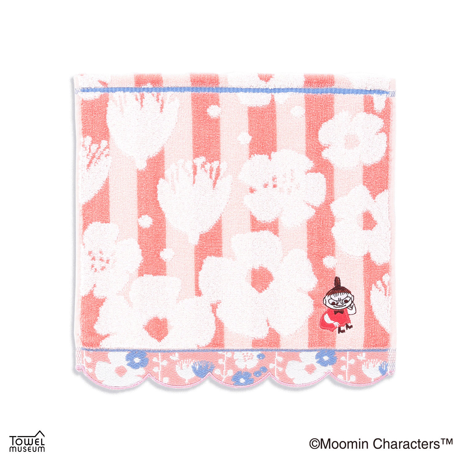 MOOMIN タオルハンカチ 「クッキア」ピンク