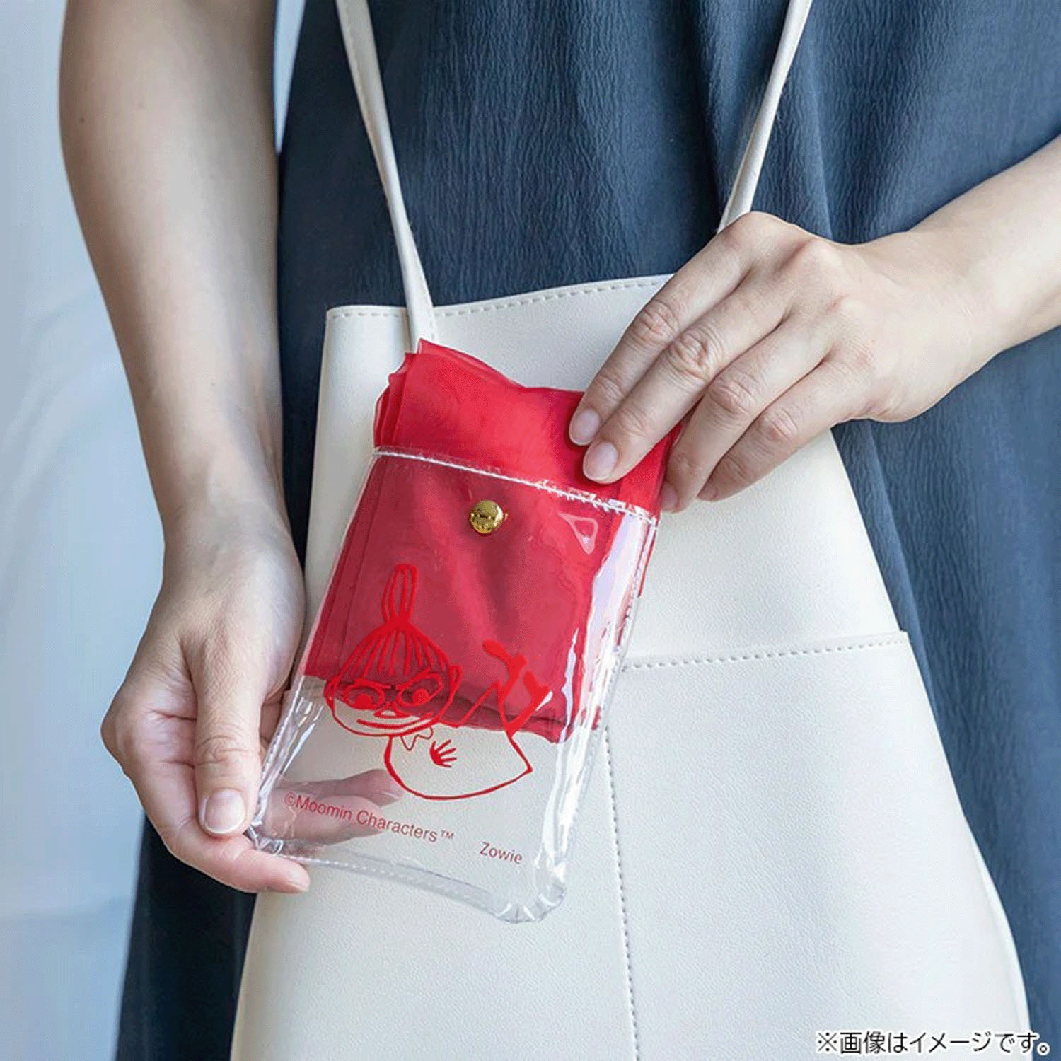 MOOMIN シアーエコポシェ リトルミイ - 画像3