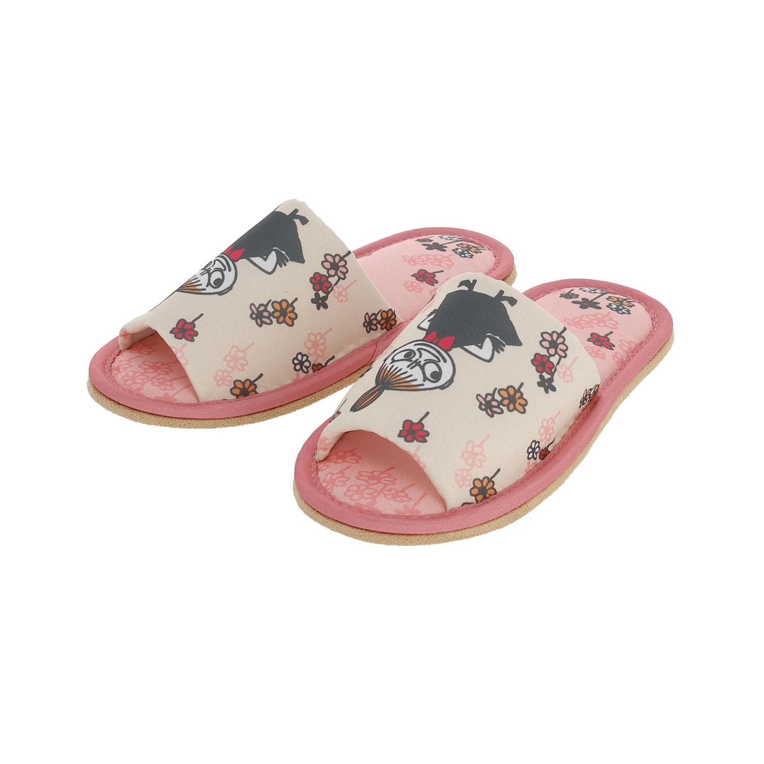 ムーミン リトルミイ スリッパ ピンクミニフラワー - 画像2