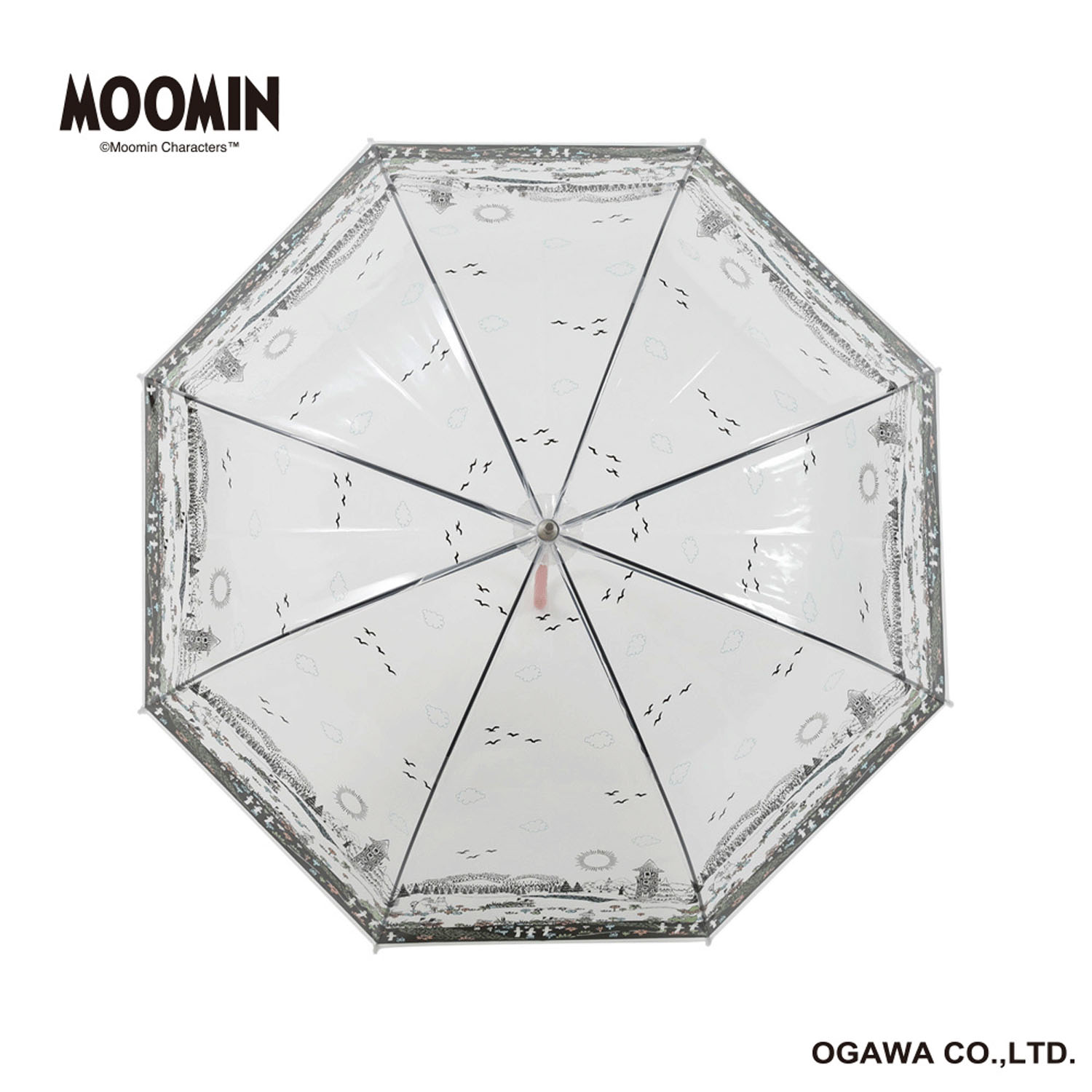 MOOMIN キャラクタービニール長傘「晴れの日」 - 画像2