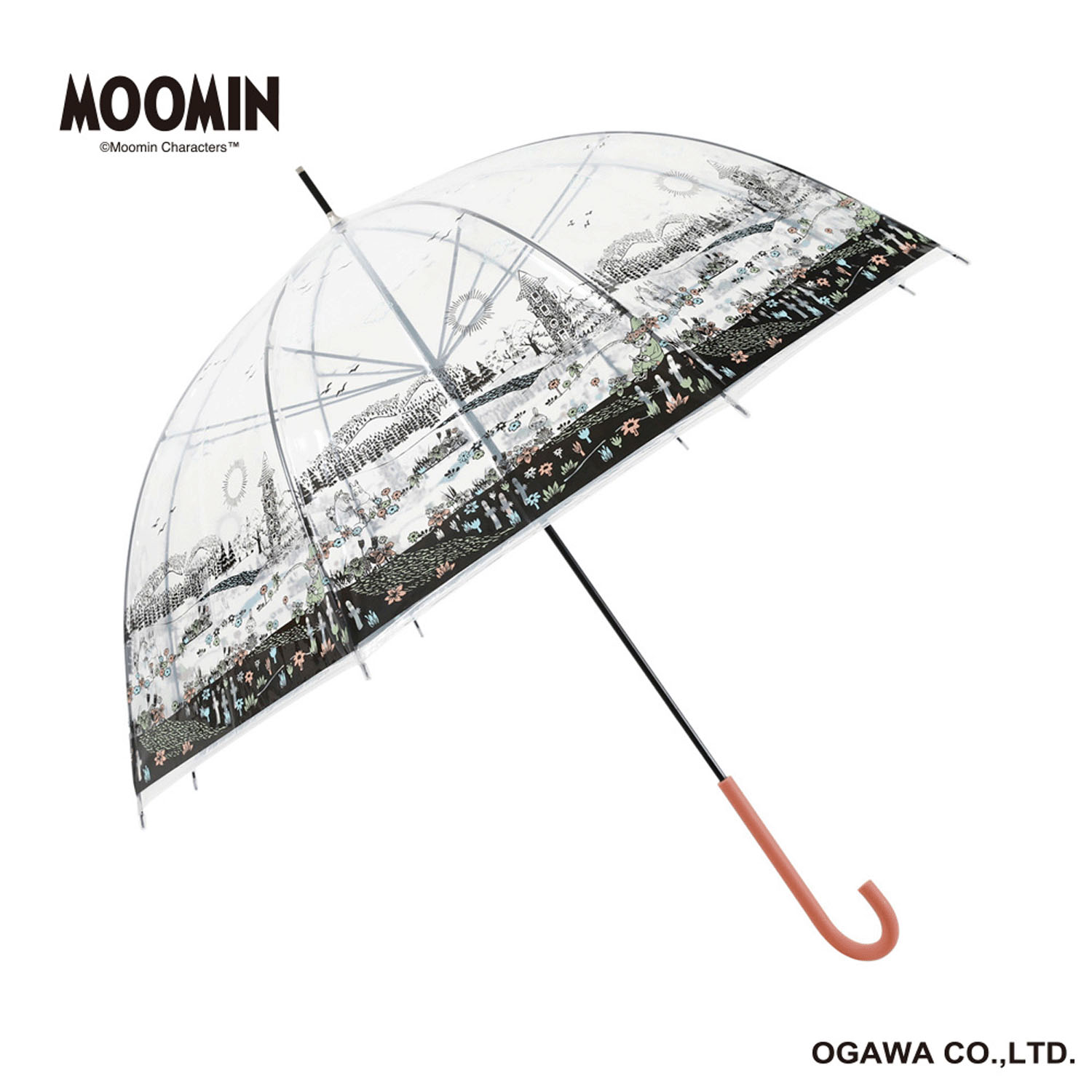 MOOMIN キャラクタービニール長傘「晴れの日」 - 画像1