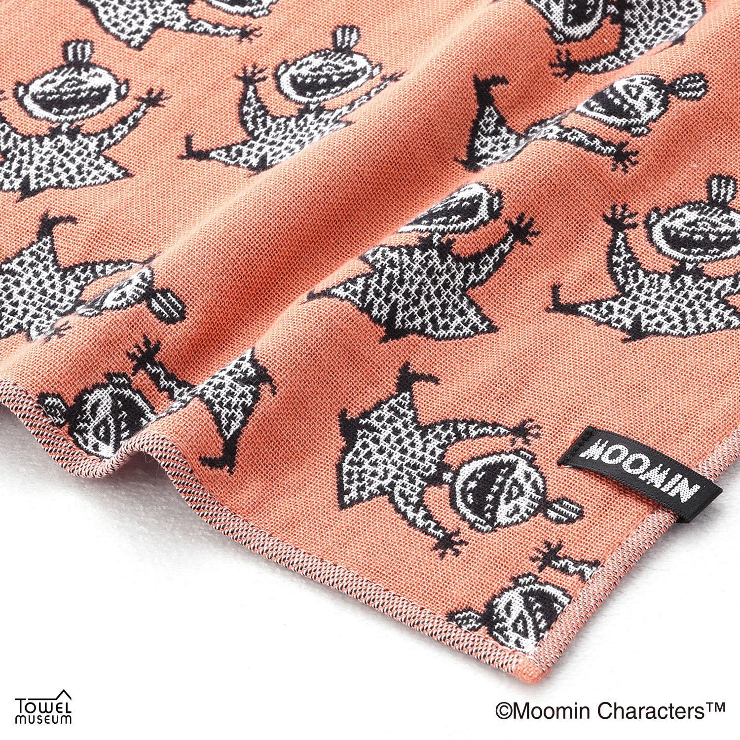 ムーミン タオルハンカチ にこにこ オレンジ - 画像2