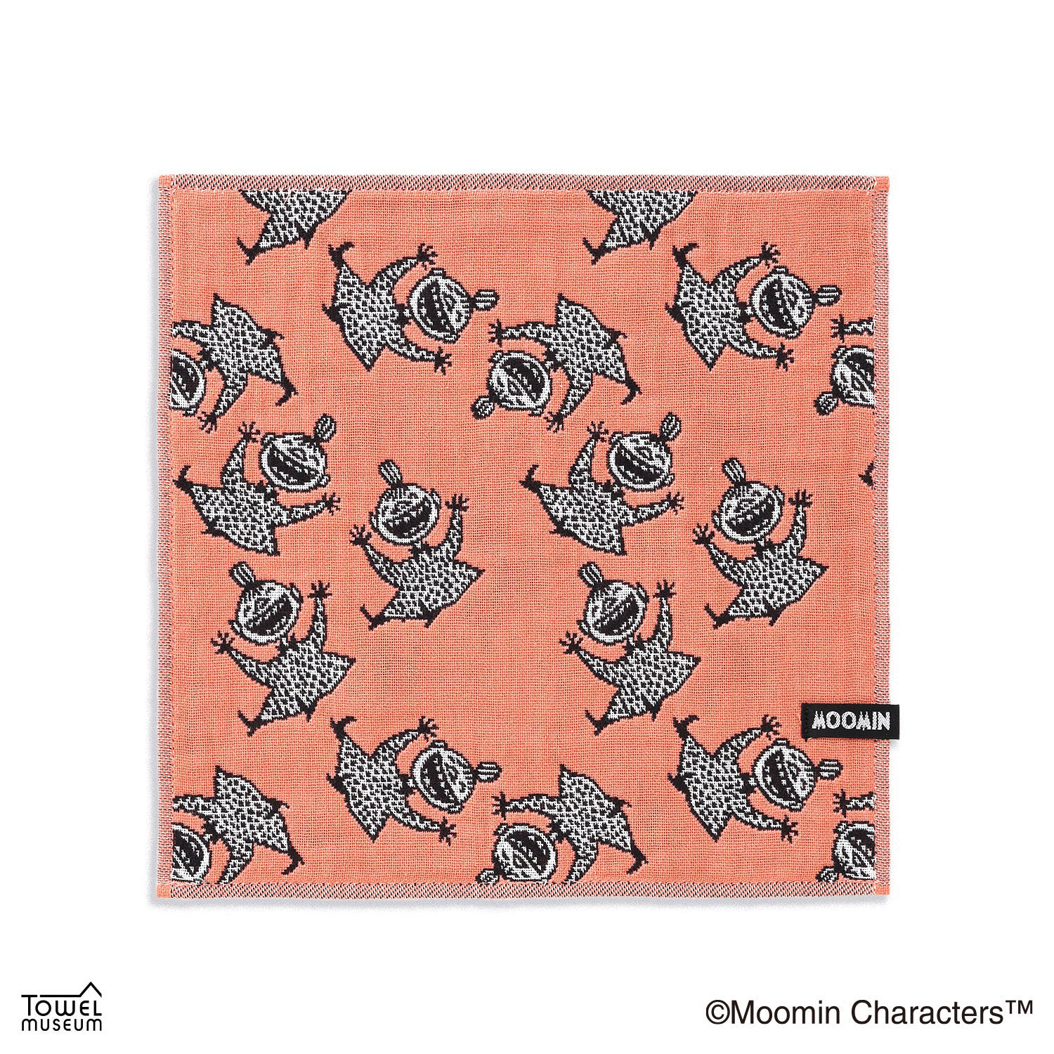 ムーミン タオルハンカチ にこにこ オレンジ