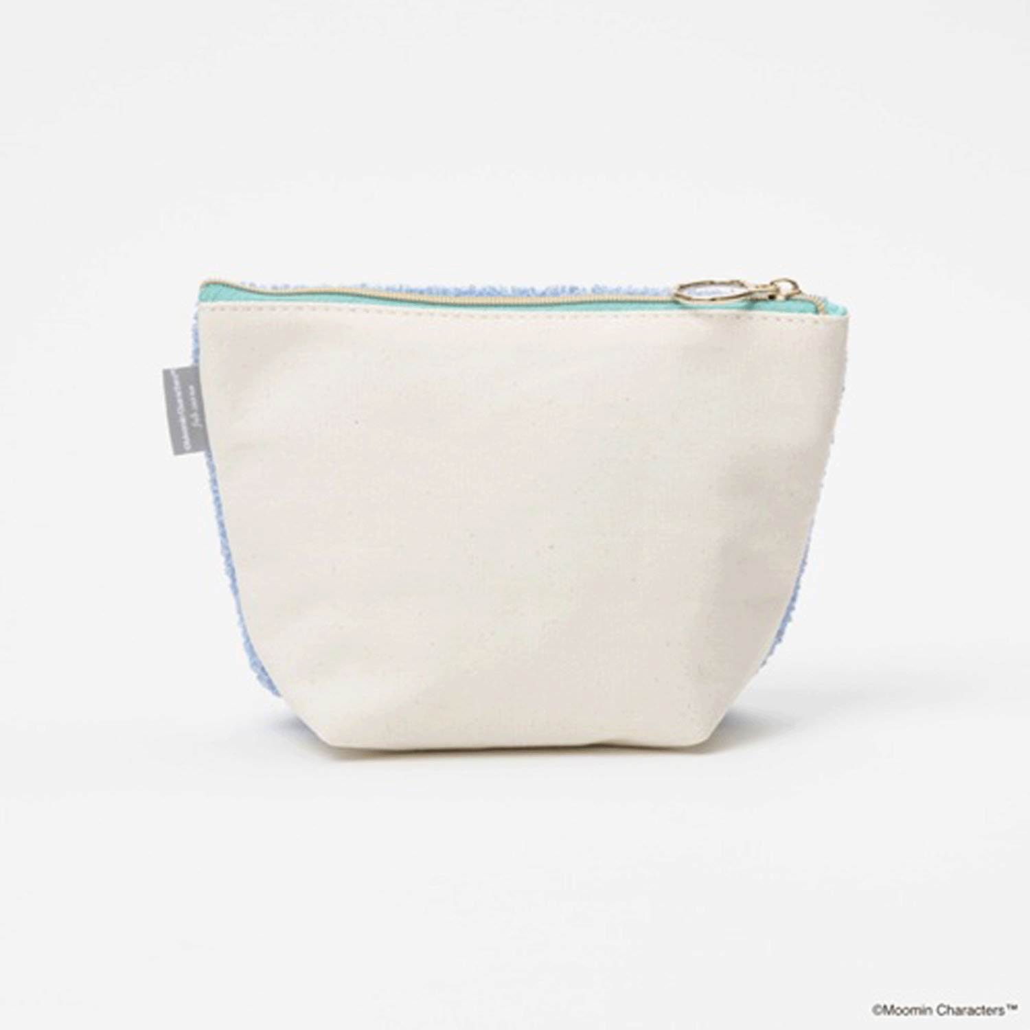 ムーミン サガラ刺繍台形ポーチ ブルー - 画像2