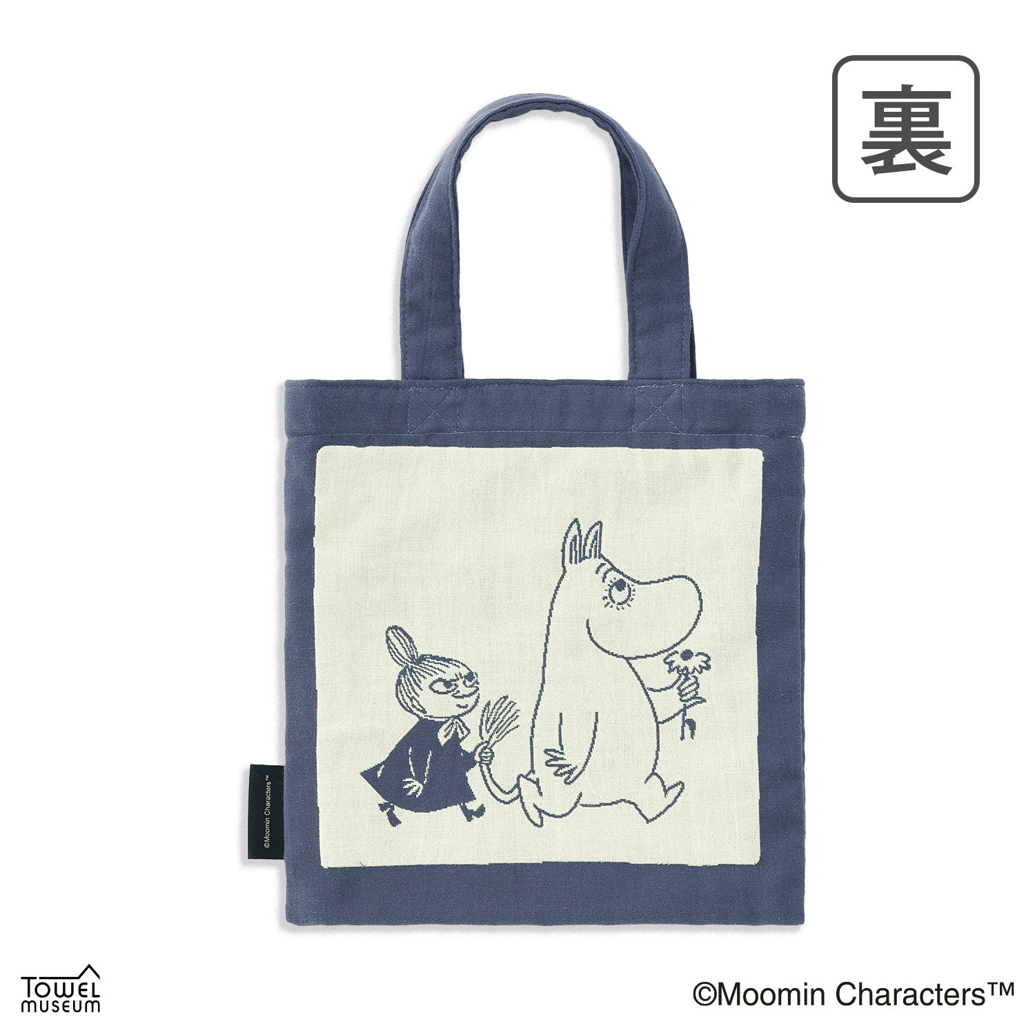 ムーミン お花見つけた ミニバッグ ネイビー - 画像3