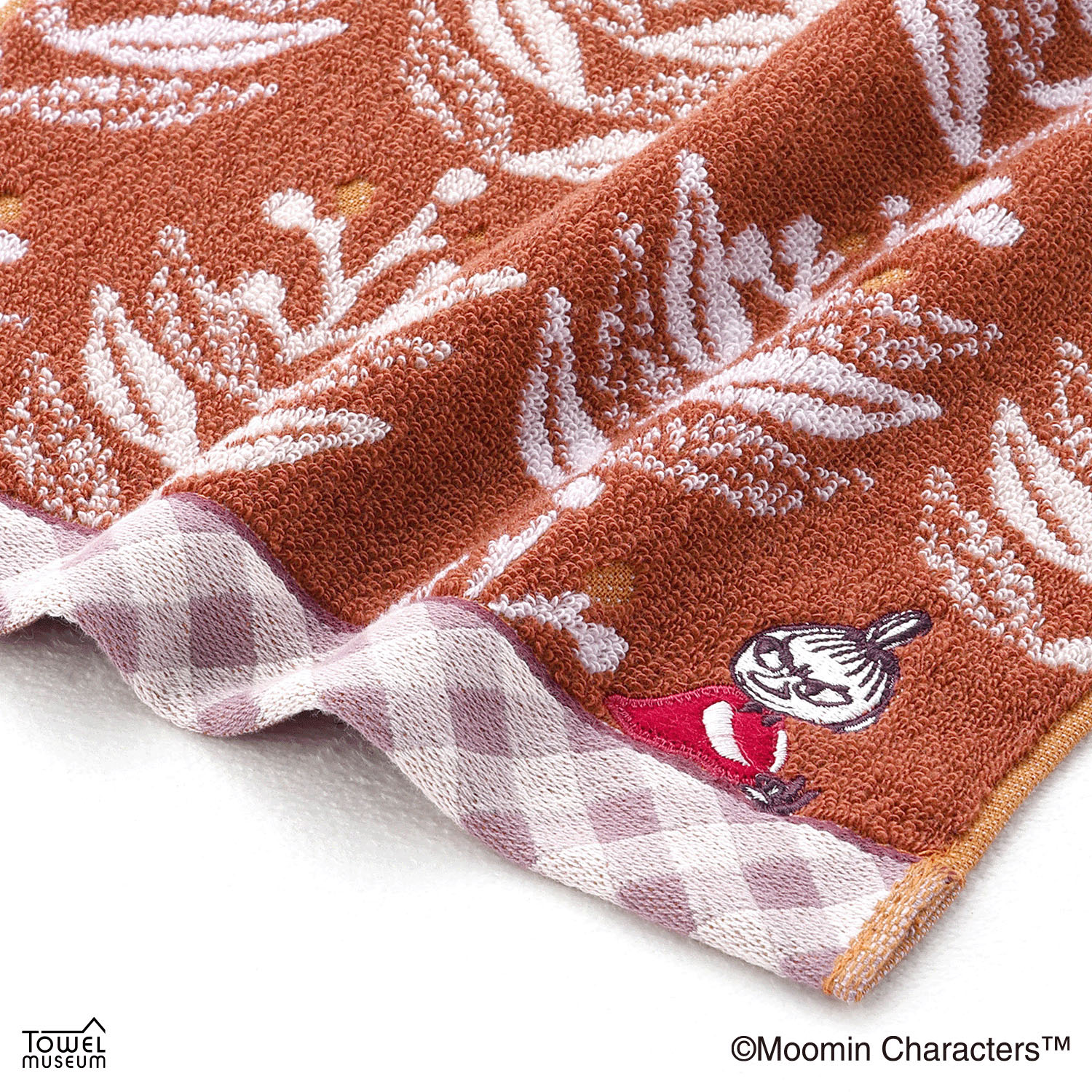 ムーミン タオルハンカチ シック ブラウン - 画像2