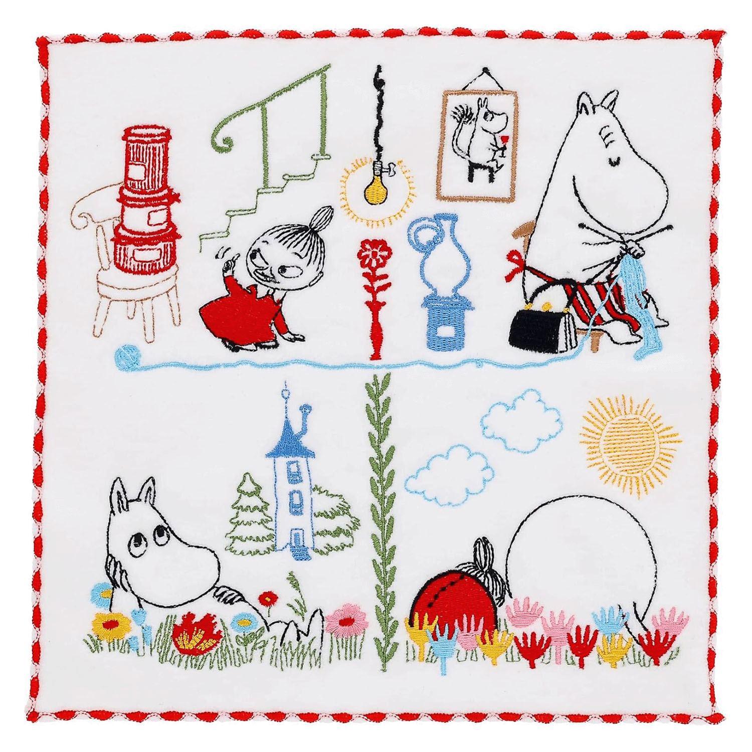 MOOMIN ミニタオル 「なんでもない日」 - 画像1