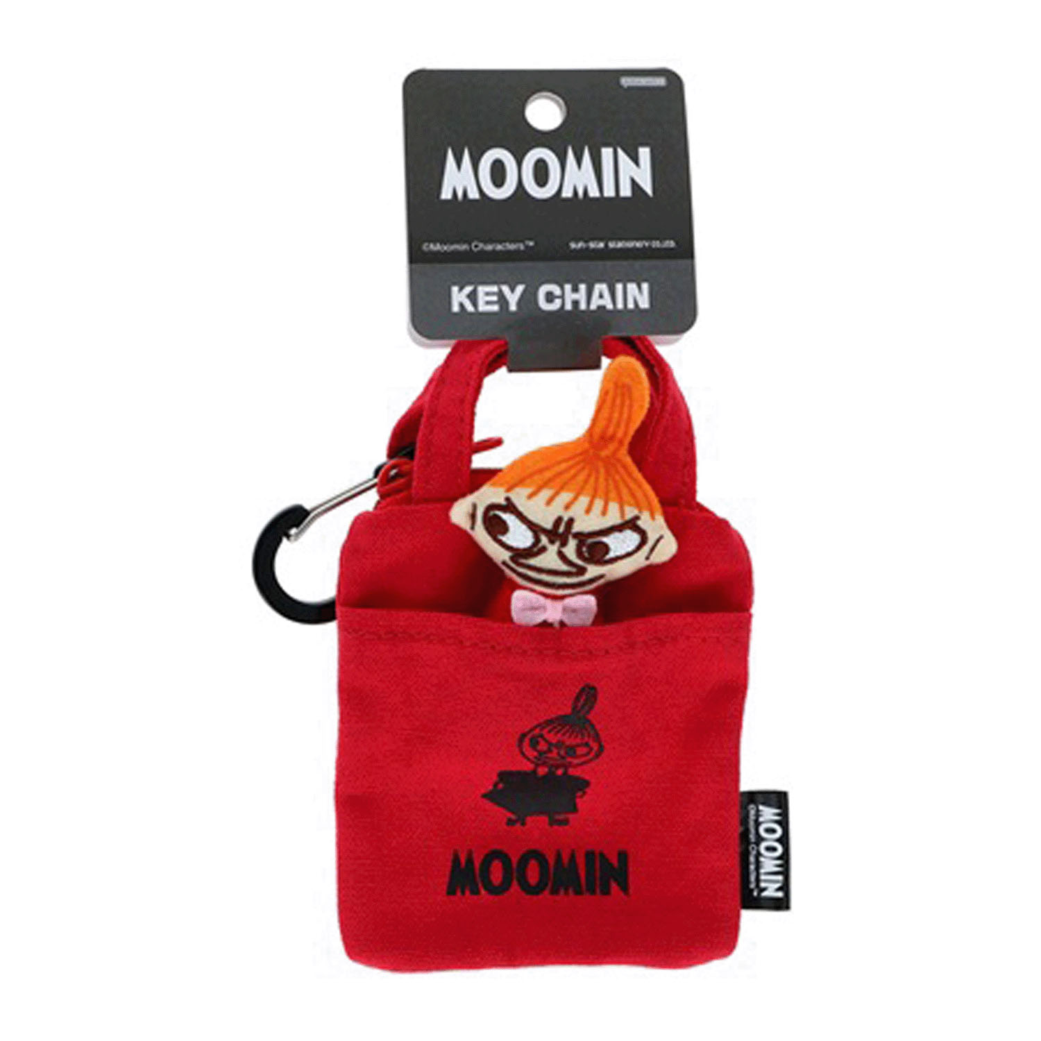 ムーミン カラビナ付きキーホルダー リトルミイ - 画像1