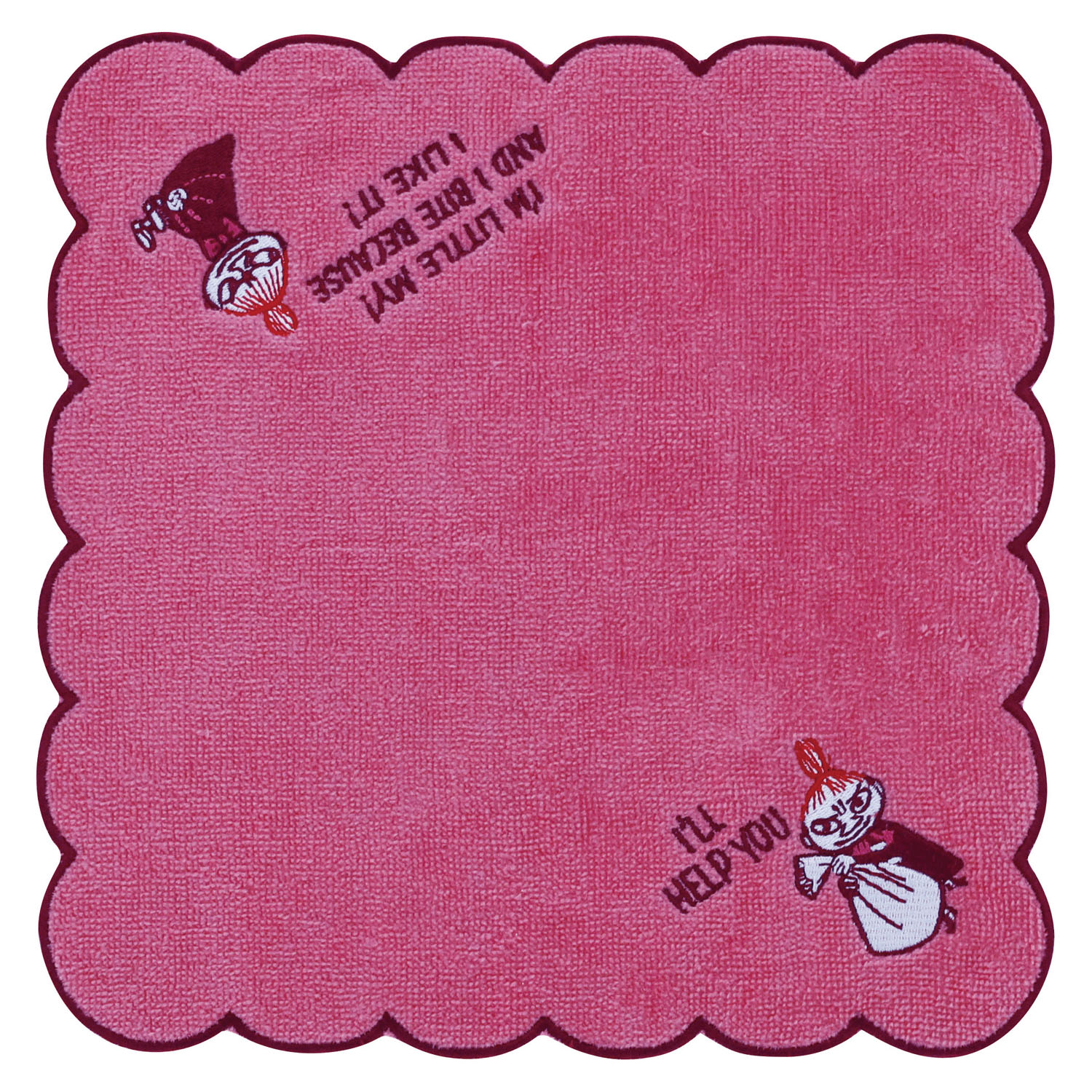 MOOMIN  ミニタオル スカラップパープル