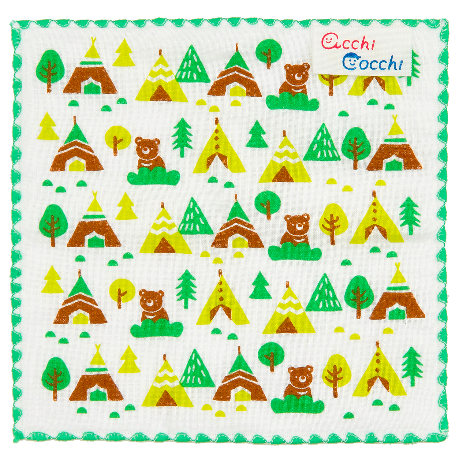 【06．08：在庫限り】子供ハンカチ あっちこっち - 画像3