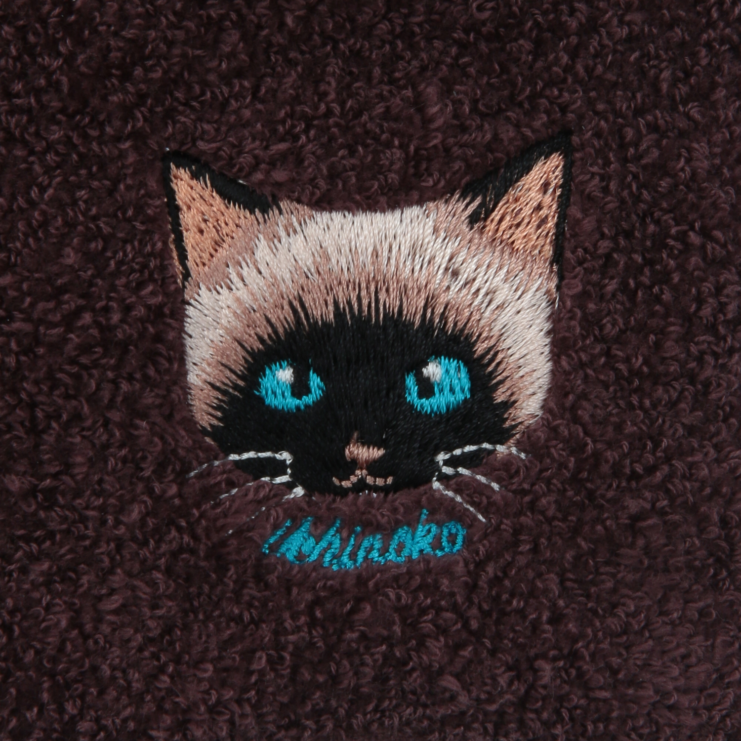 【24：次回1月以降】Uchinoko うちのニャンコ オーガニックコットンハンカチ - 画像2