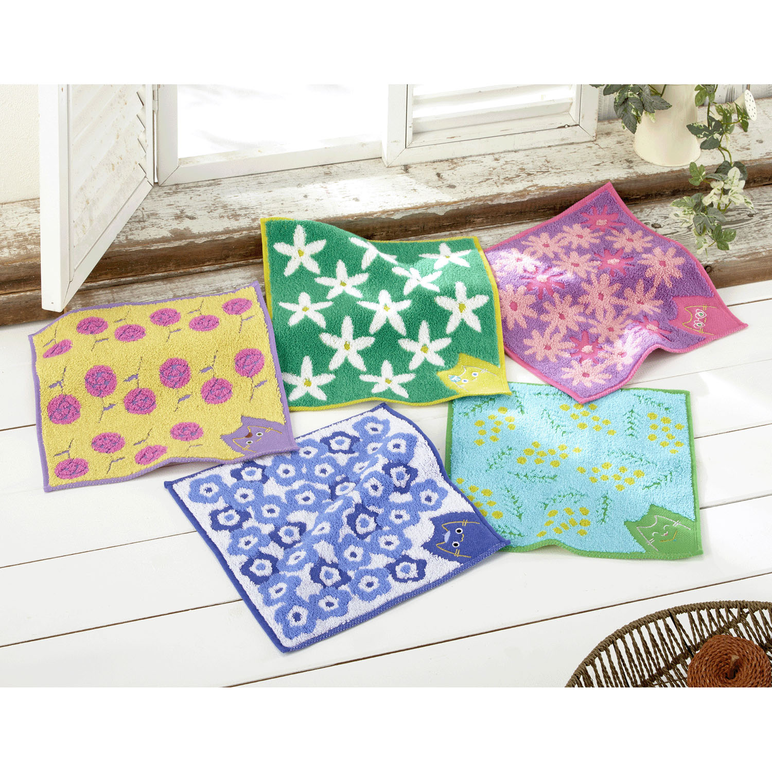 おはにゃやさん ハンカチタオル - 画像2