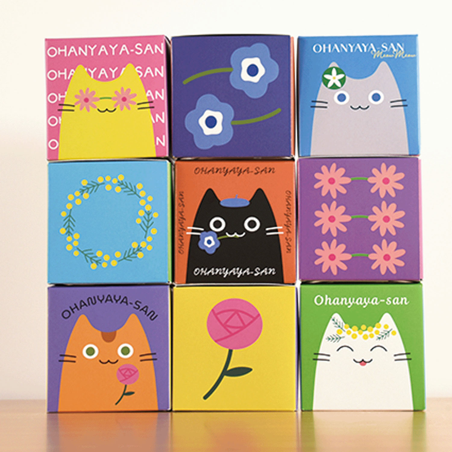 おはにゃやさん ハンカチタオル - 画像4