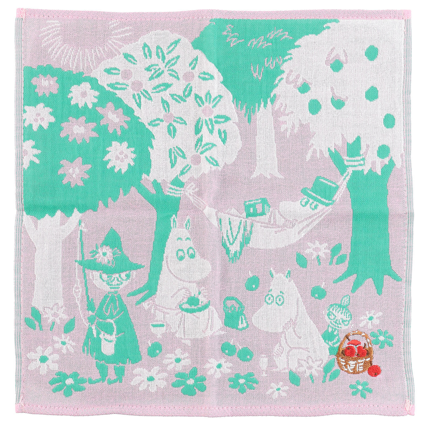 【03星空次回3月入荷予定】ムーミン三重ガーゼハンカチ - 画像2