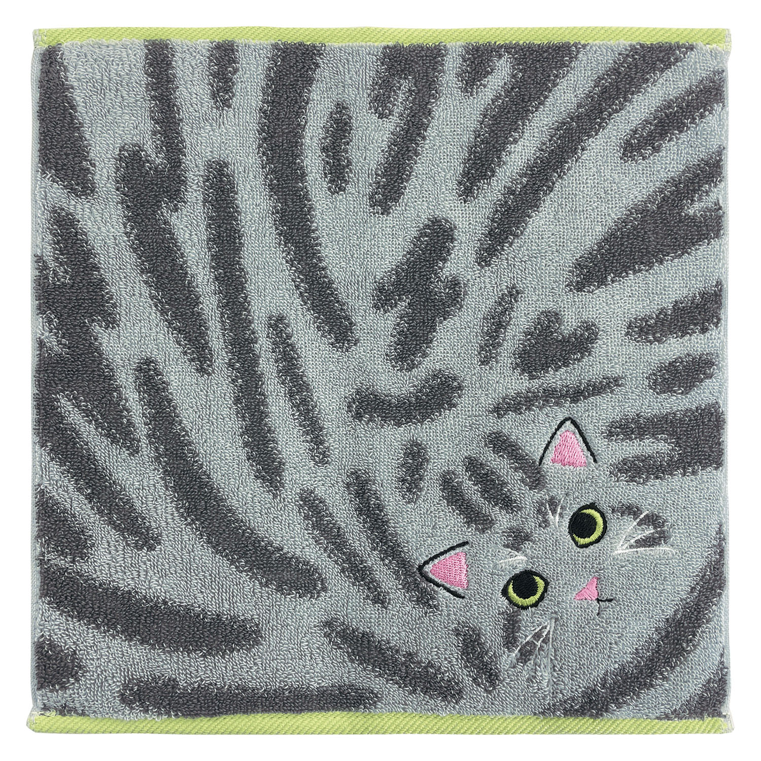 【新柄追加／01～06・08・11・12：欠品中】うちのニャンコ 毛並みハンカチ - 画像8