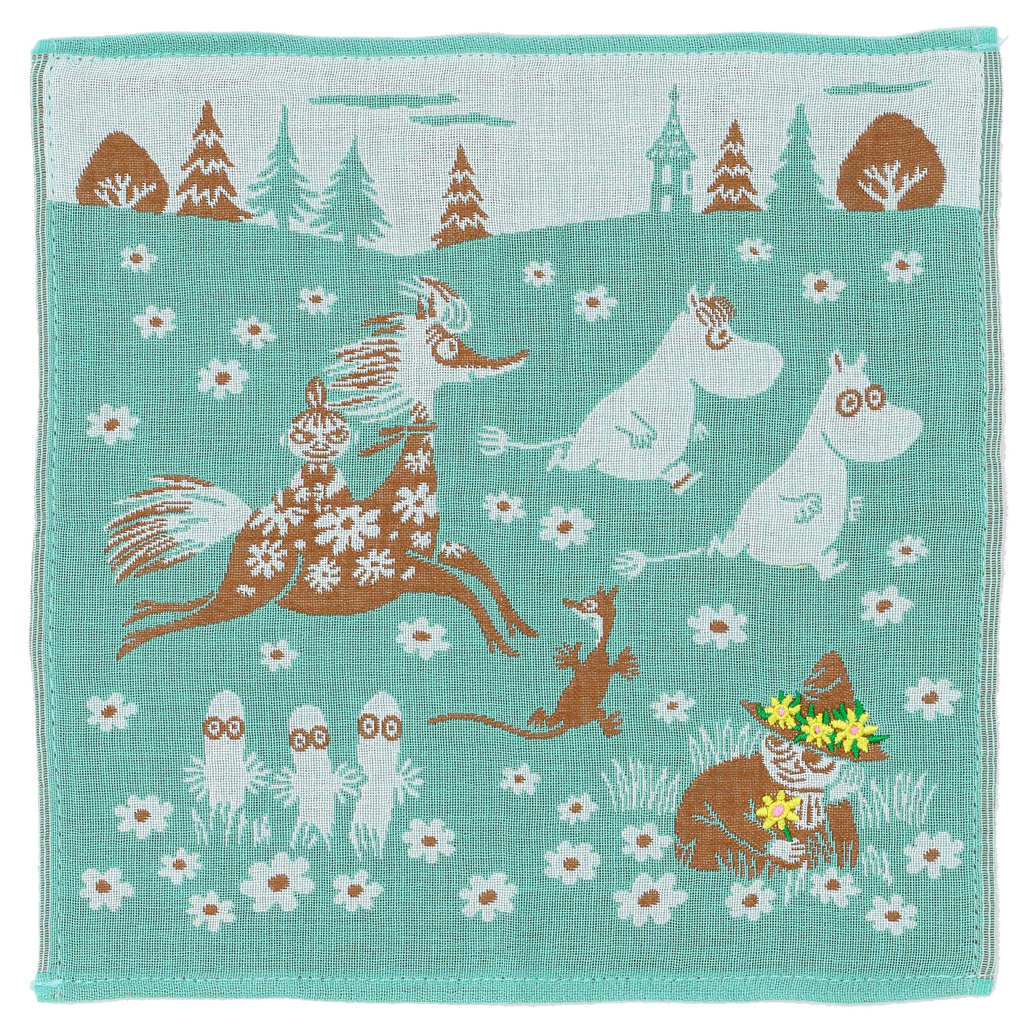 ムーミン三重ガーゼハンカチ - 画像2