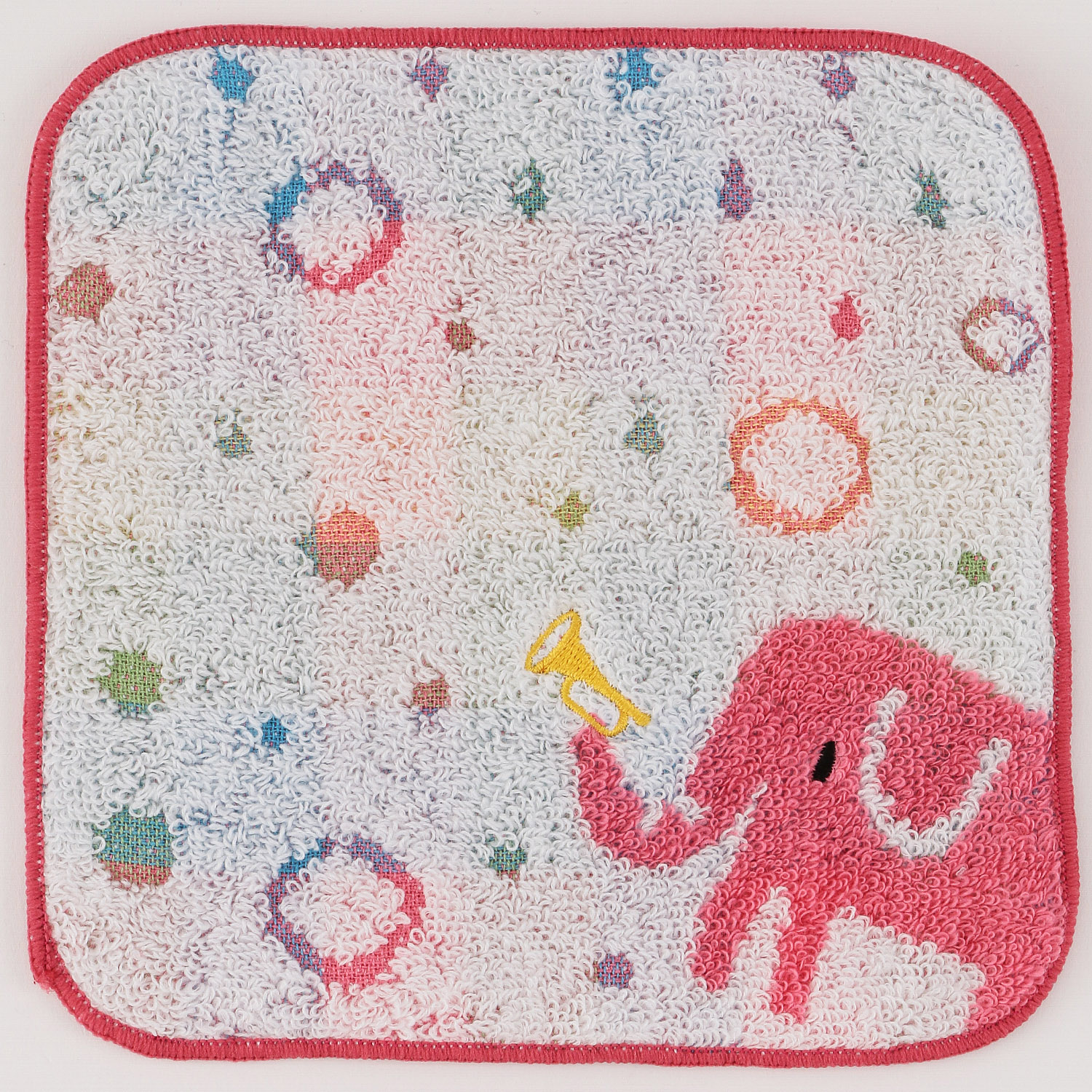 ゾウさん雨のパレード ミニハンカチ - 画像2