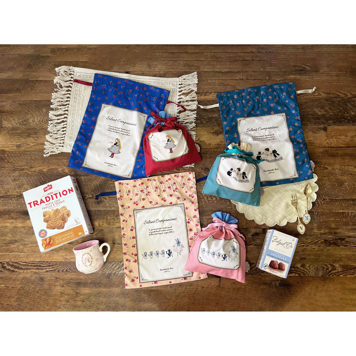 くらはしれい 巾着2枚セット - 画像1