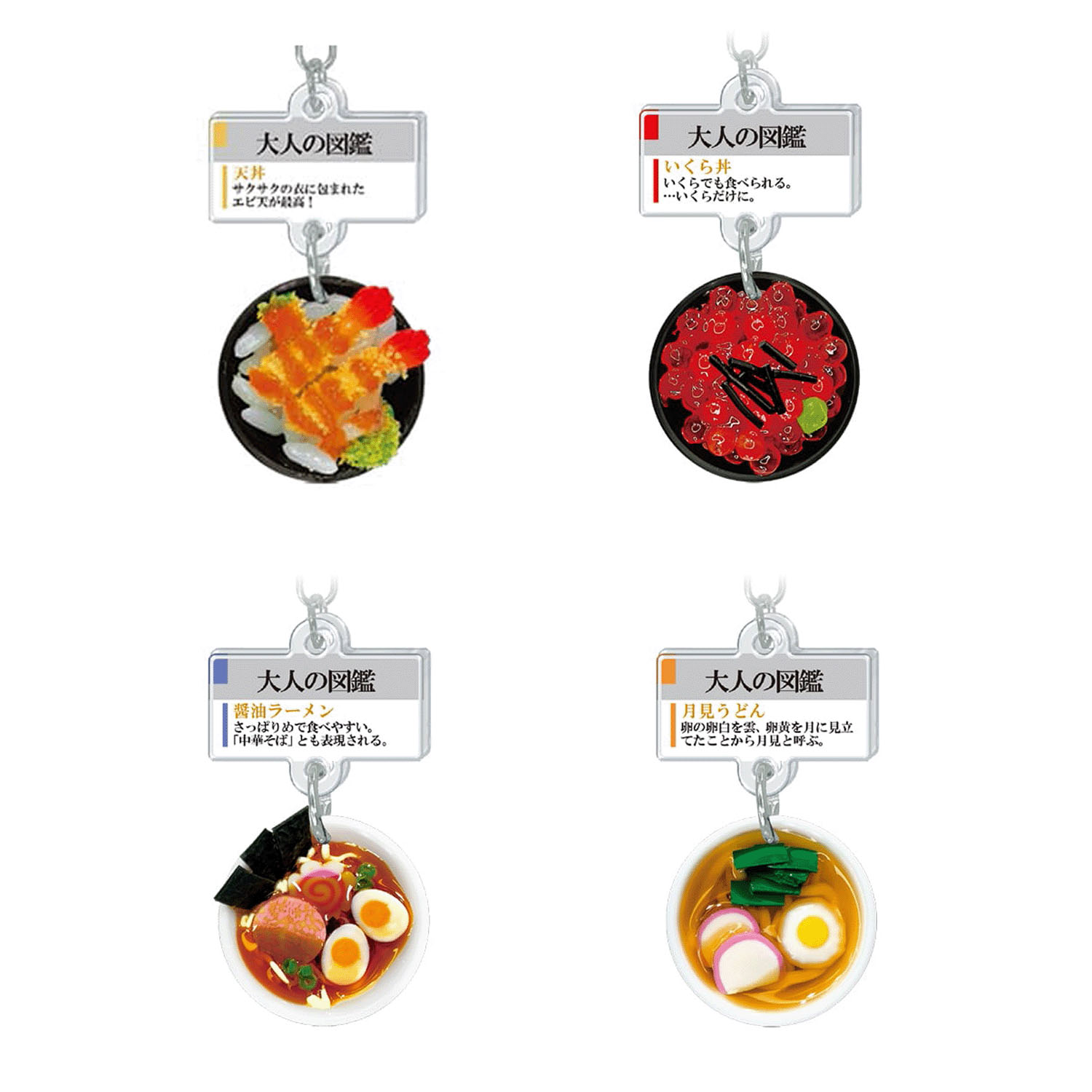 大人の図鑑 ミニチュアキーホルダー