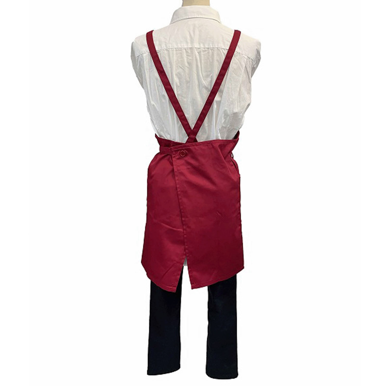 EDWIN ラップ型エプロン ツイル無地 - 画像4