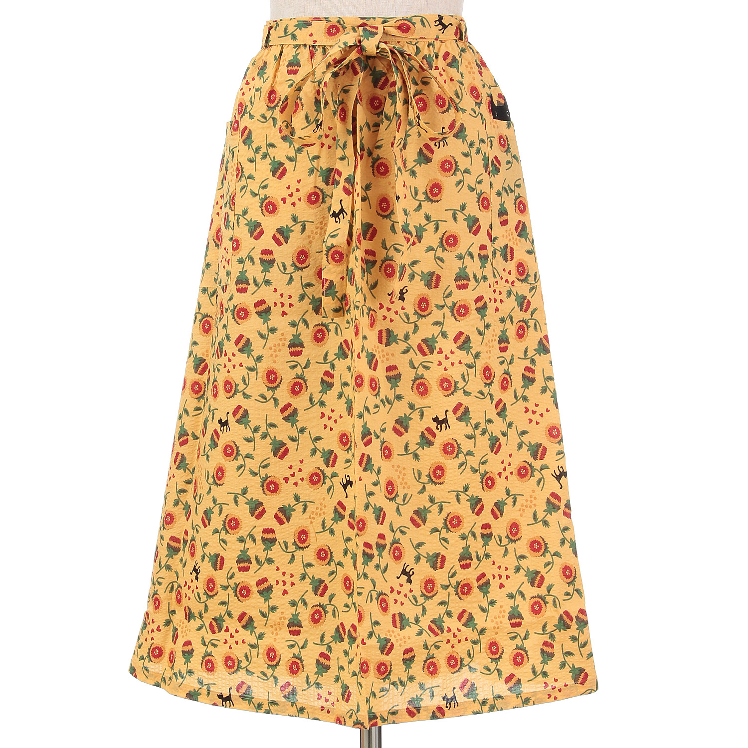 Atsuko Matano 仔猫のロンド前掛 - 画像3