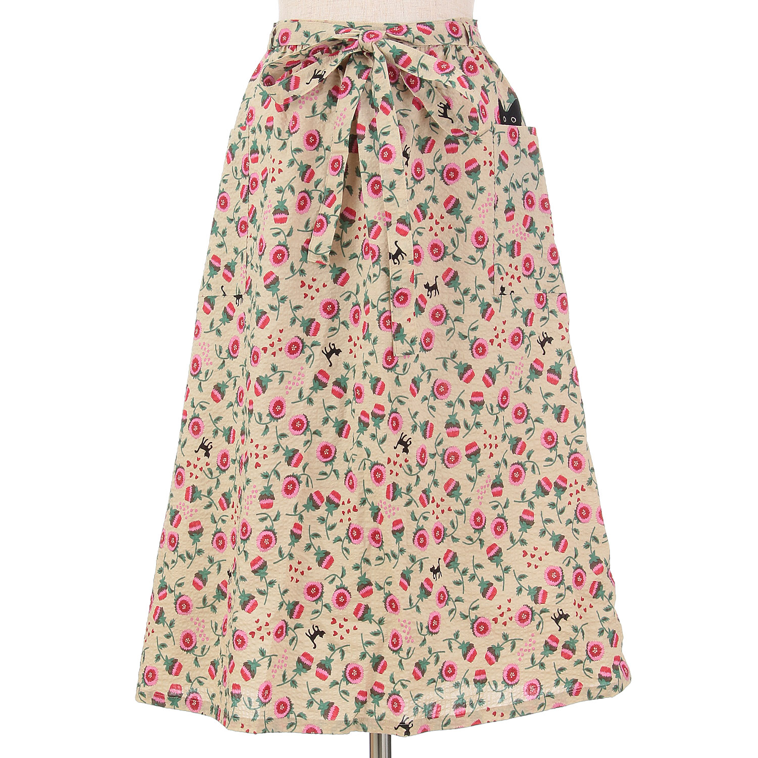 Atsuko Matano 仔猫のロンド前掛 - 画像1