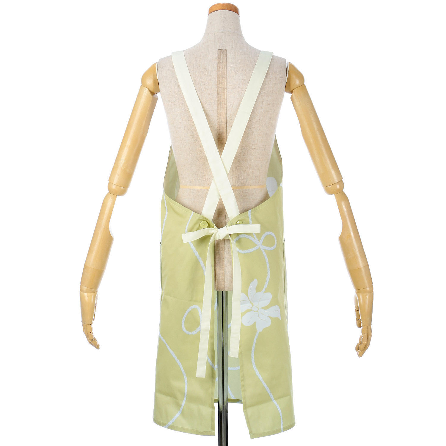 HANAE MORI  カーブリボンパネルエプロン - 画像3