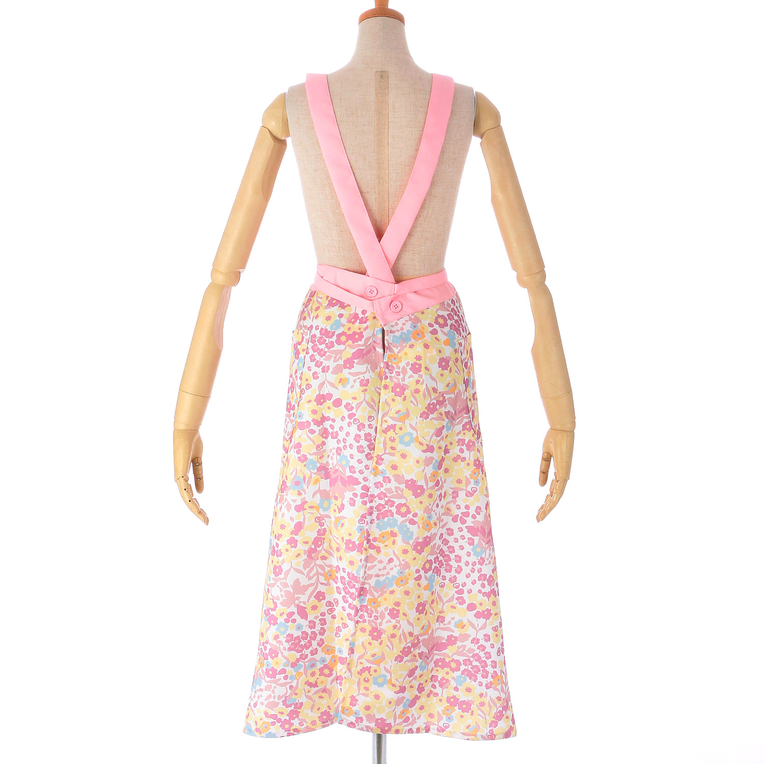 Yumi sienne ドレスエプロン 花柄 - 画像2