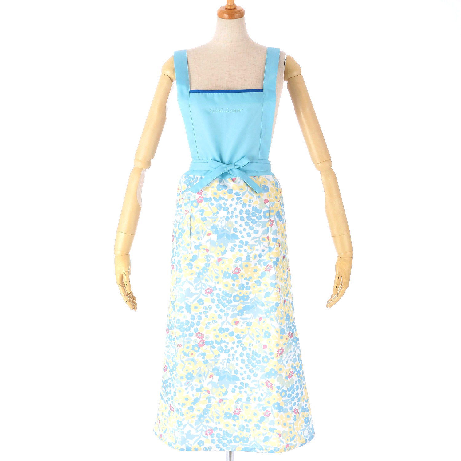 Yumi sienne ドレスエプロン 花柄 - 画像3