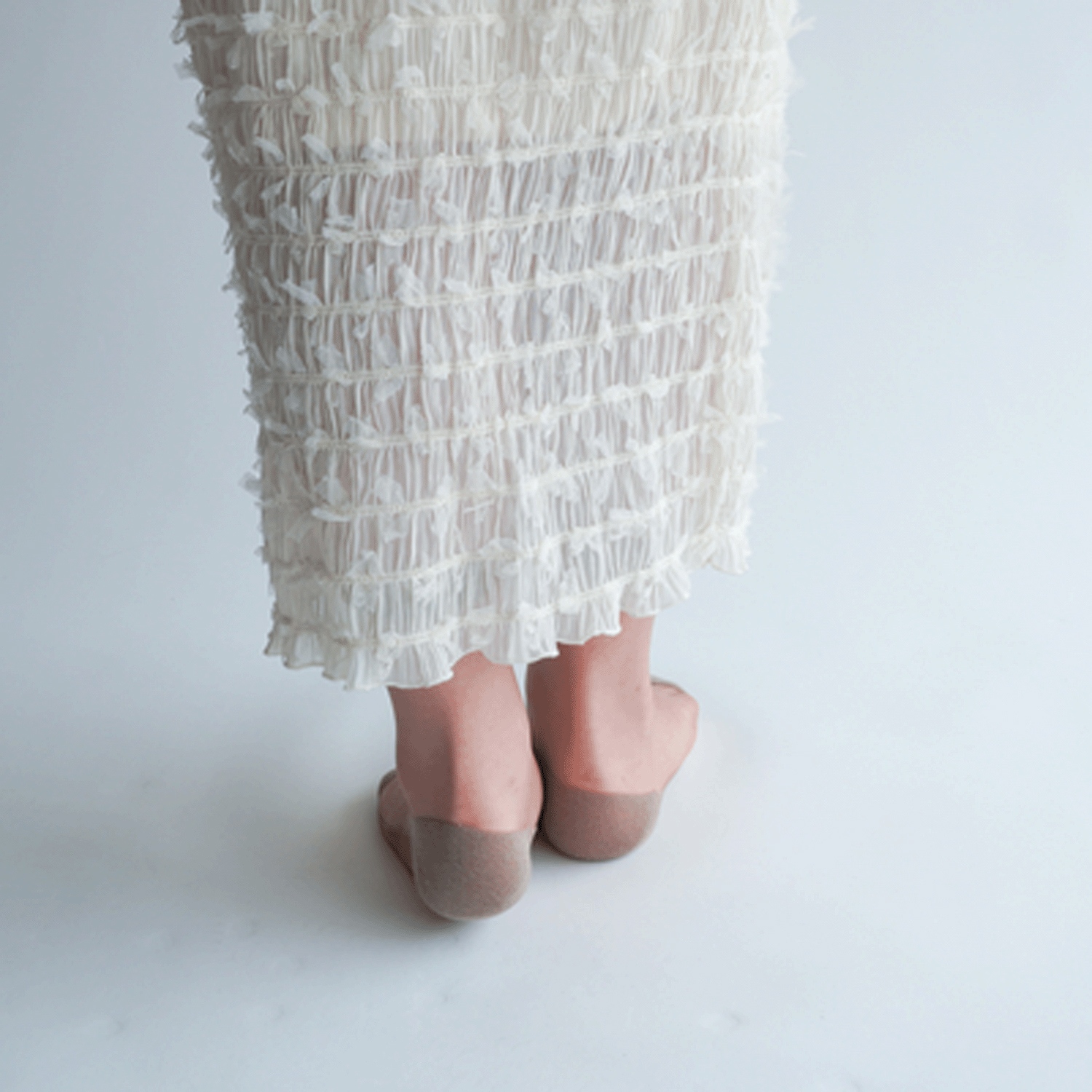 シースルーソックス 《大寸》 無地底付 24～26センチ - 画像5