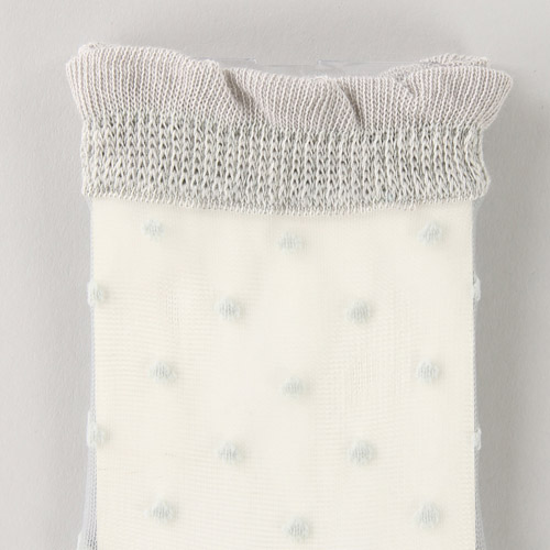 大人気★シースルーソックス 小ドット柄 底付 - 画像4