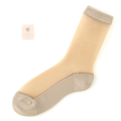 大人気★シースルーソックス  無地底付 - 画像5