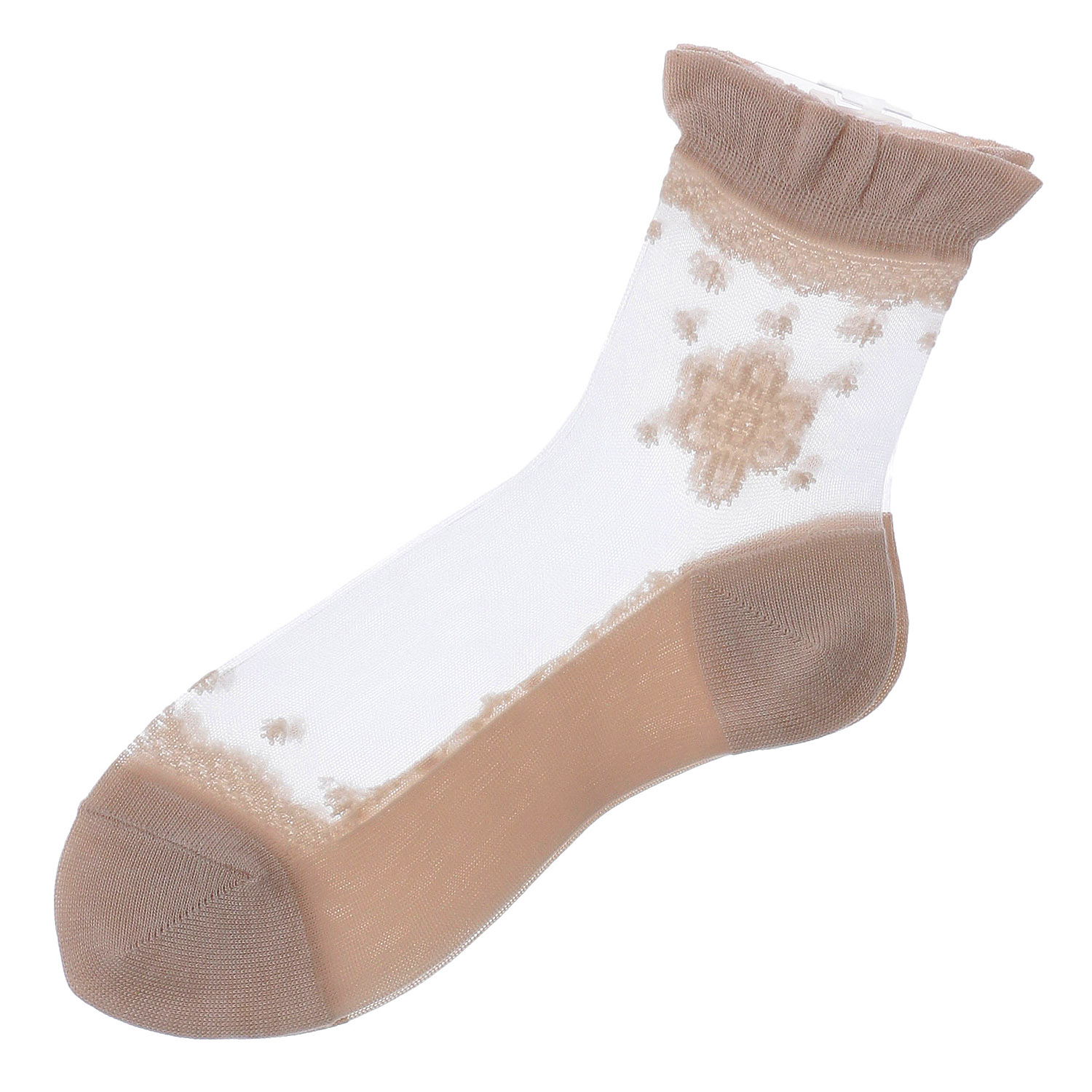 シースルーソックス レース柄 - 画像5