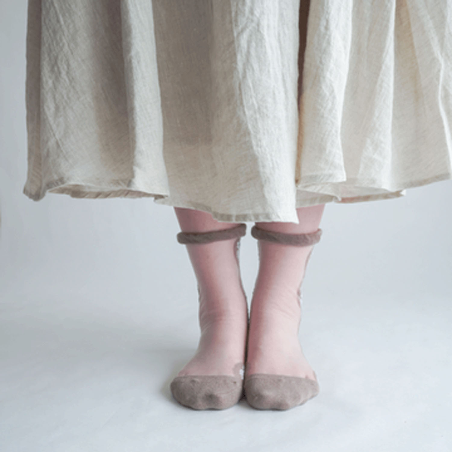 北欧調  リース柄  シースルーソックス【在庫限り】 - 画像7