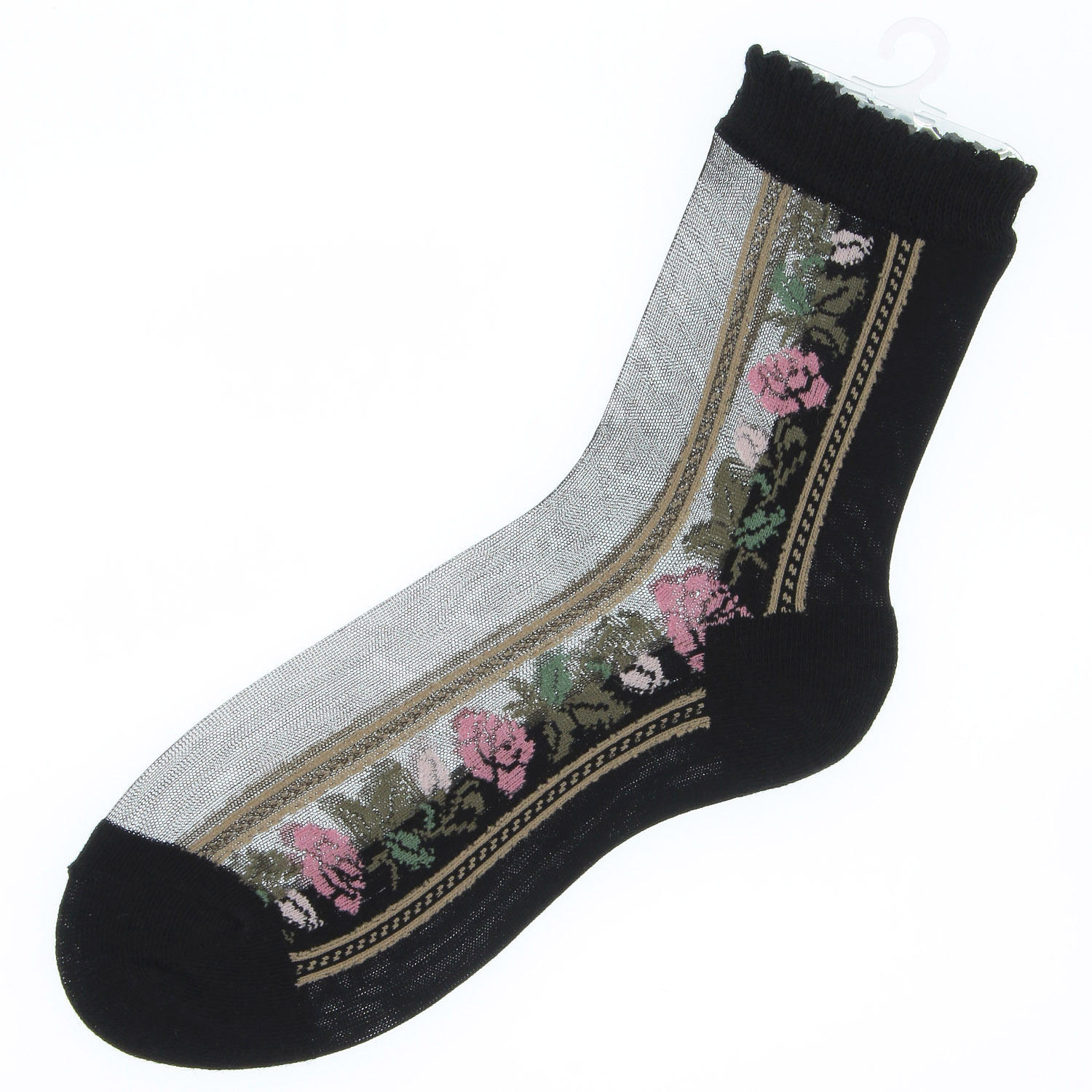 シースルーソックス バラストライプ - 画像5