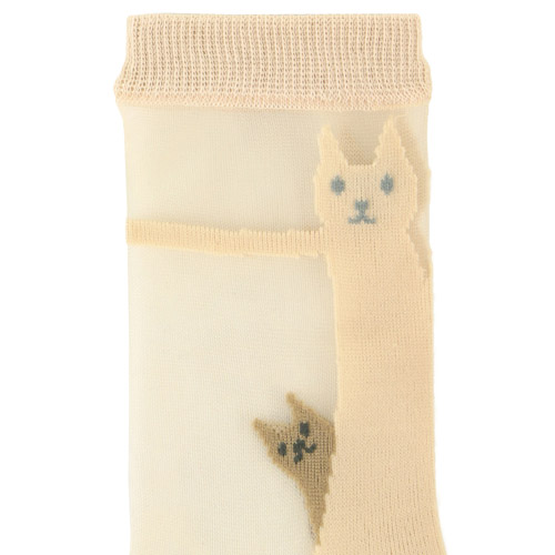 大人気★シースルーソックス 後ろ猫柄 - 画像10