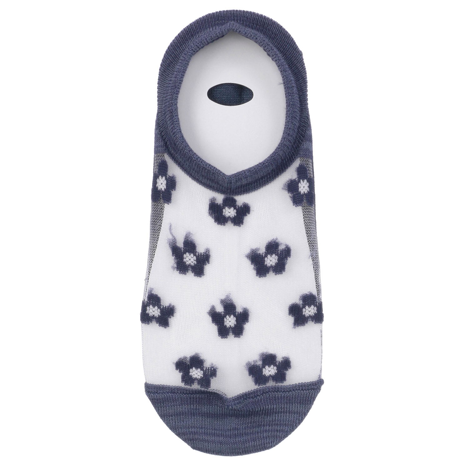 シースルーソックス  カバーソックス デイジー柄 - 画像15