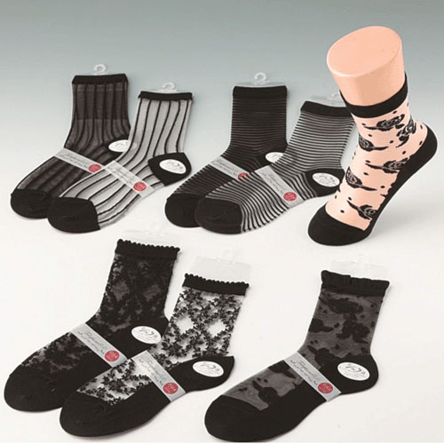 【セットでお得】シースルーソックスモノトーンセット - 画像1