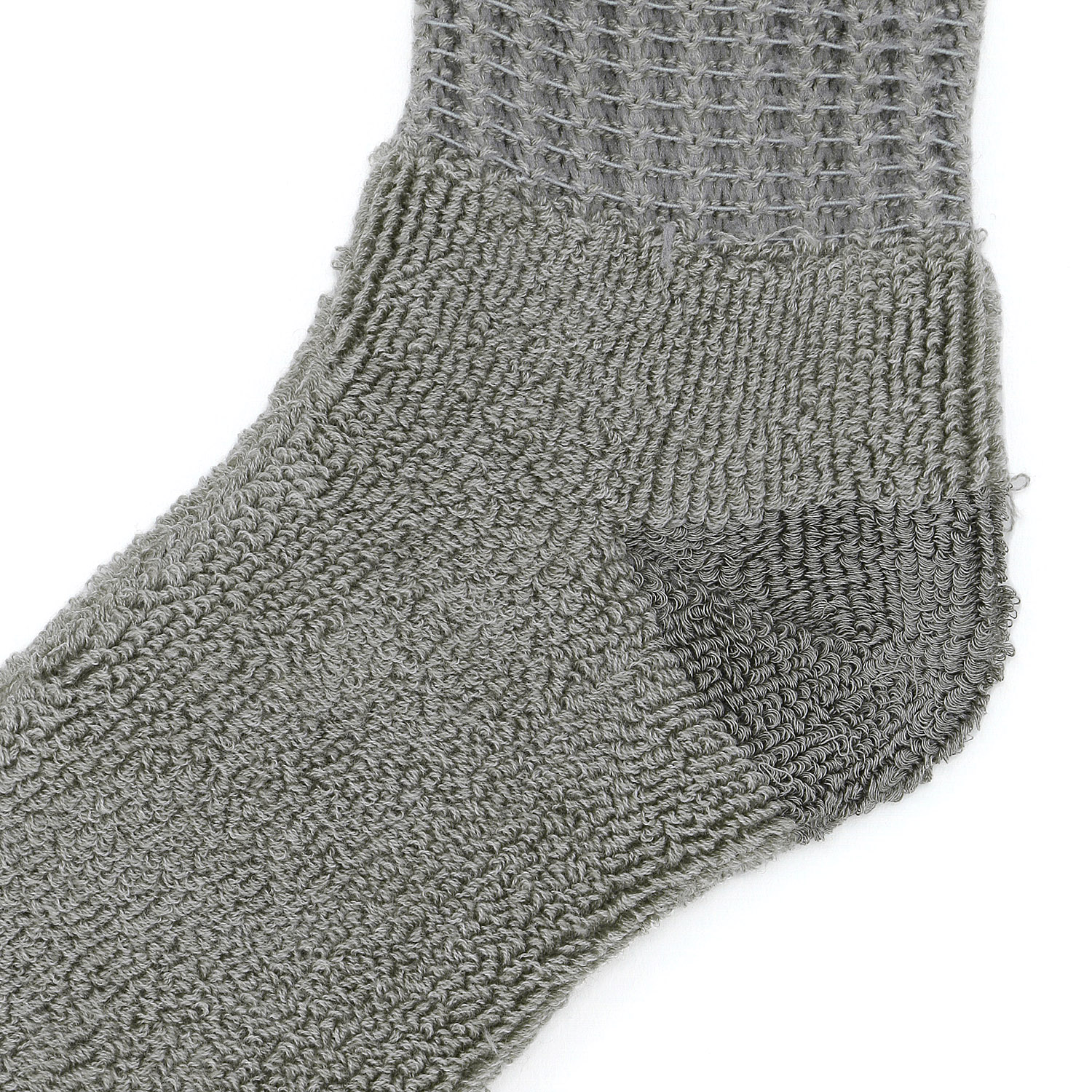 GUNZE ファイヤーアセドロン】ウール混 ハイソックス - 画像2