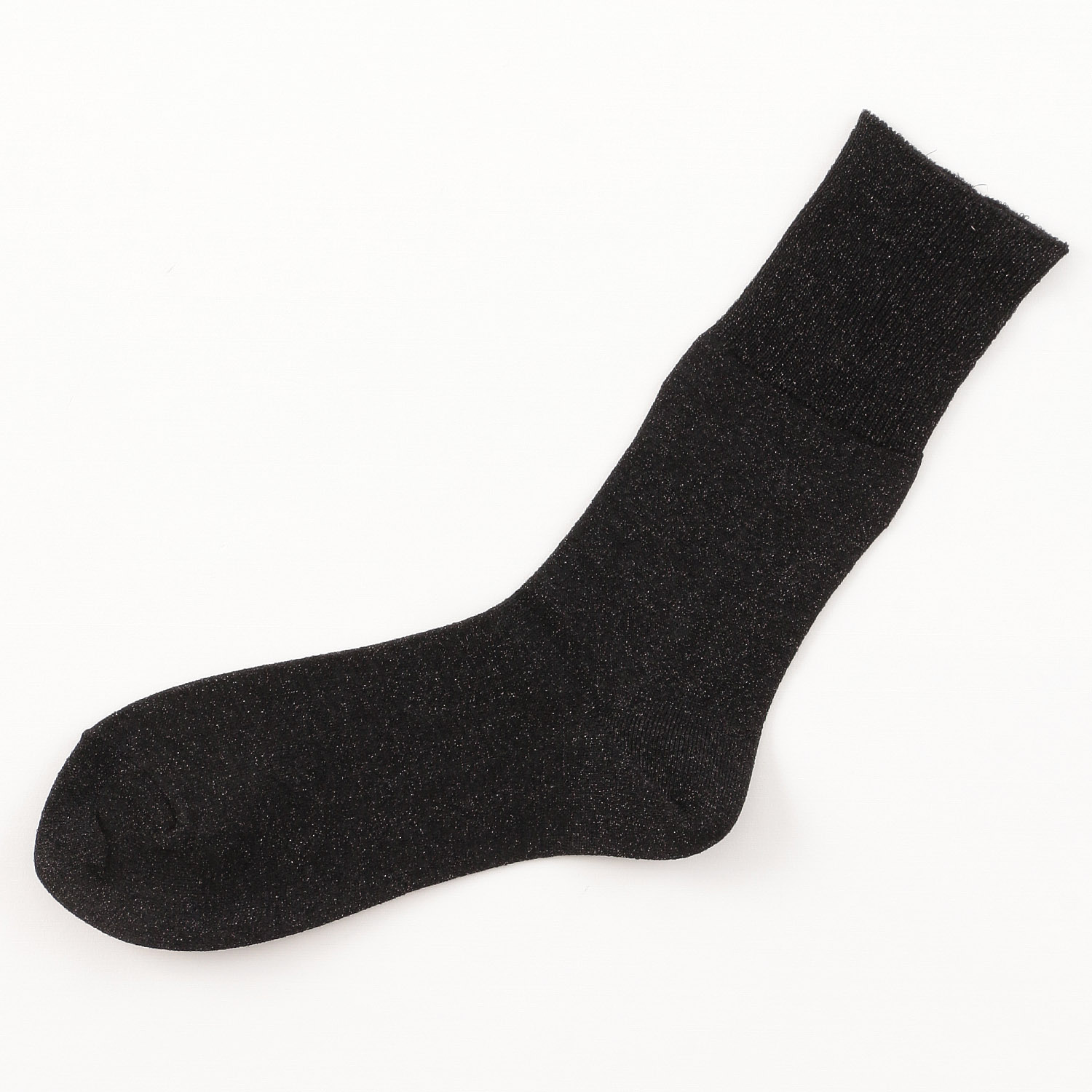 ギュレ 丈長 ラメ平無地靴下 - 画像3