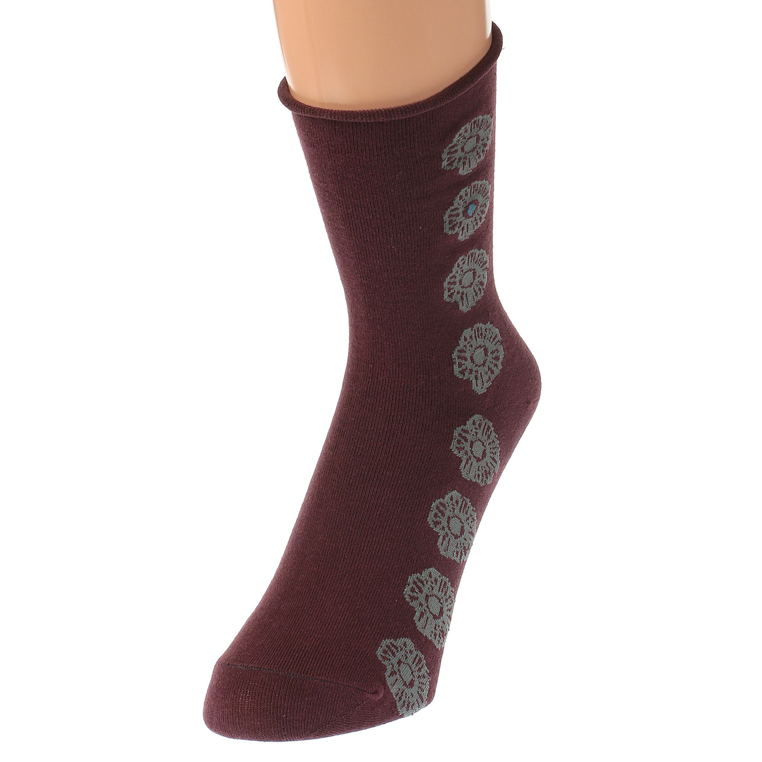 25AW 手篝ソックス  北欧花柄 - 画像2