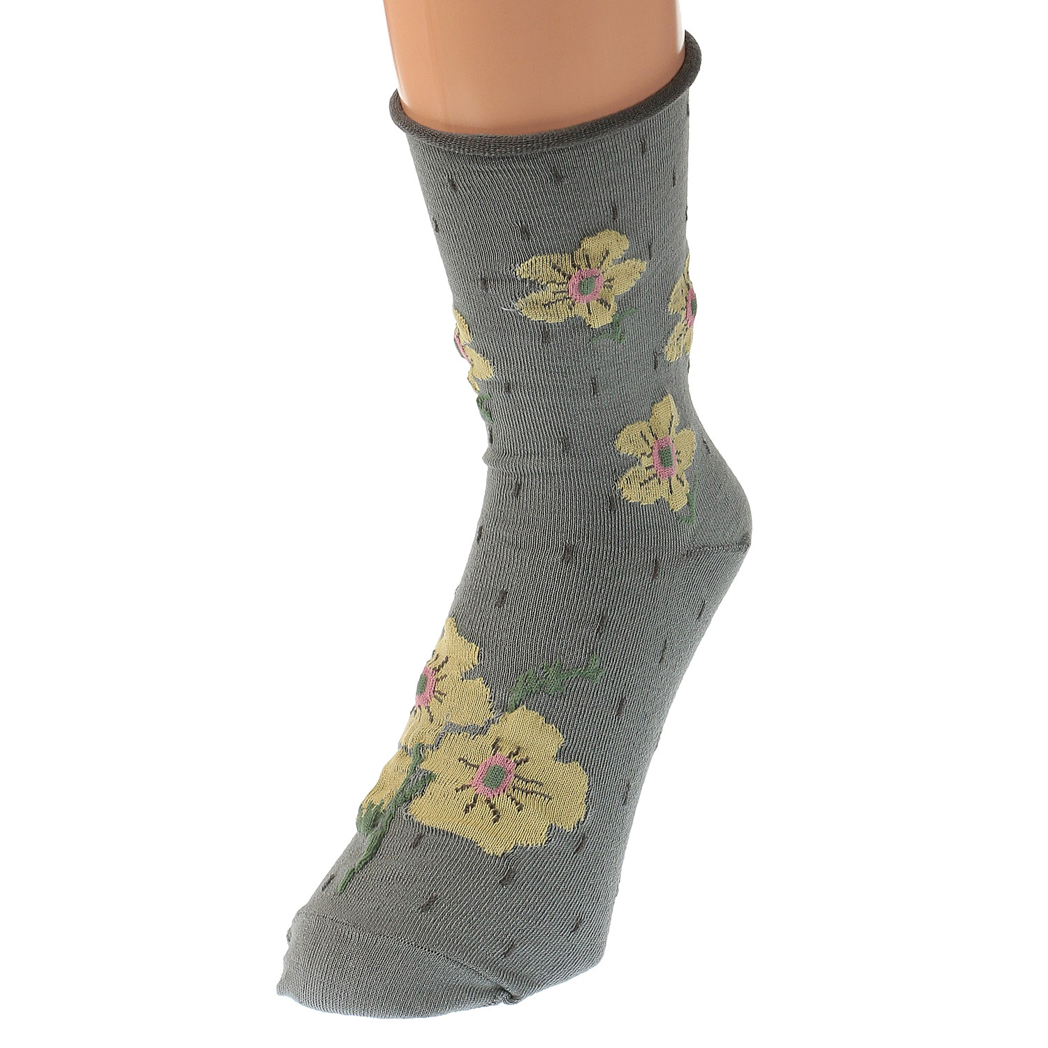 25AW 手篝ソックス  フロート花柄【在庫限り】 - 画像2