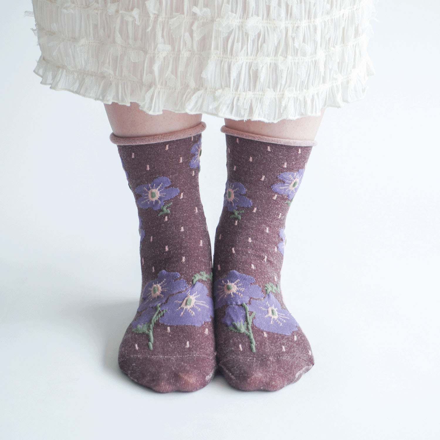 25AW 手篝ソックス  フロート花柄【在庫限り】 - 画像7