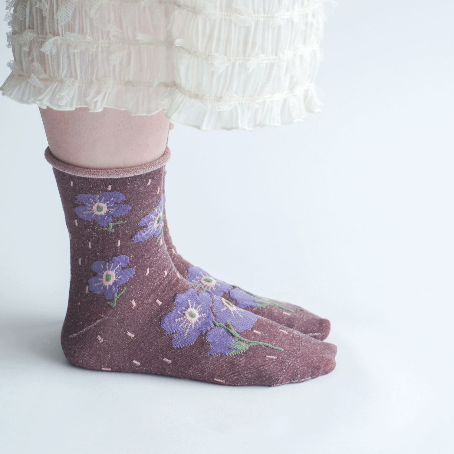 25AW 手篝ソックス  フロート花柄【在庫限り】 - 画像8