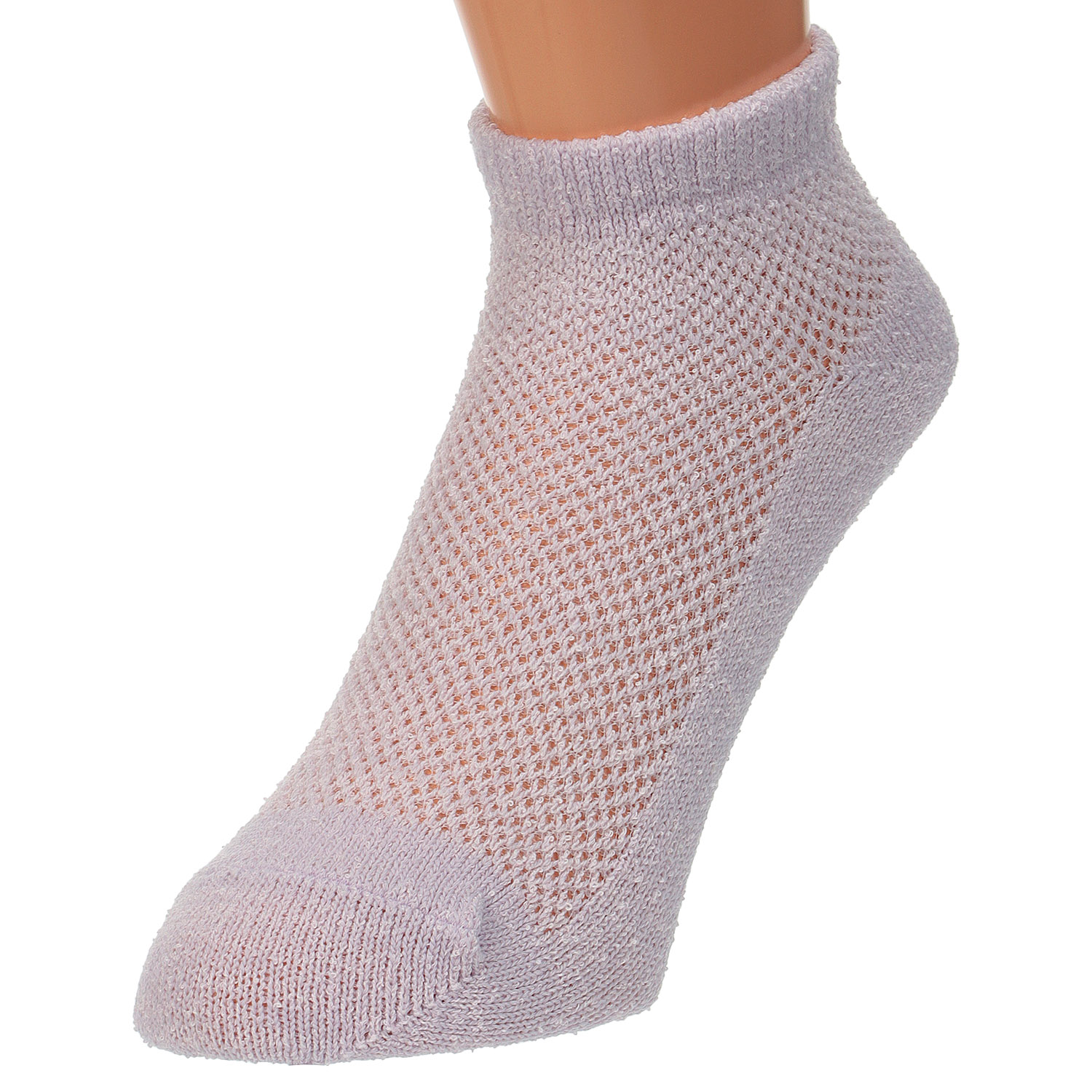 スニーカー丈 ブークレ 甲メッシュ 靴下 - 画像6